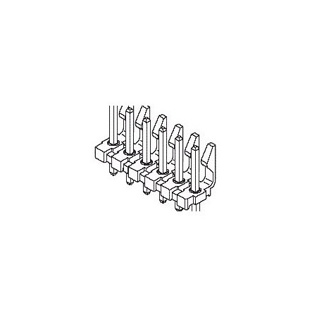 Molex KK 156 Header Assy FrLk Bkwy 05 ckt Tin 41671-3100